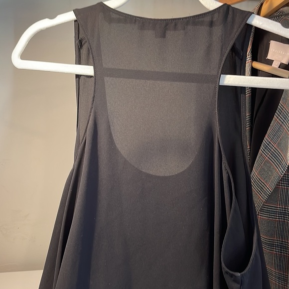 LOFT black racerback satin tank XLP - Picture 4 of 5